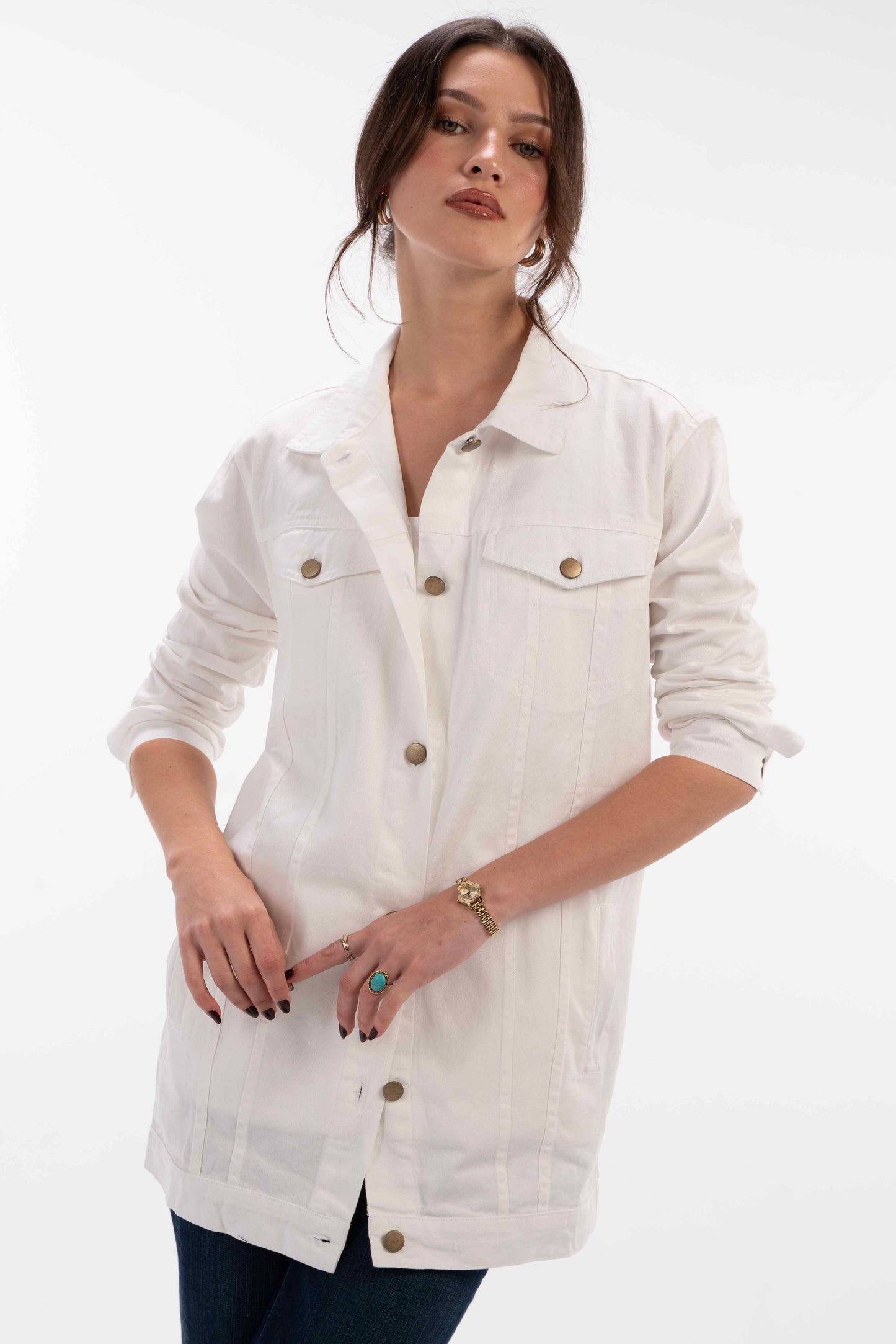 Day Net Jacket Long
