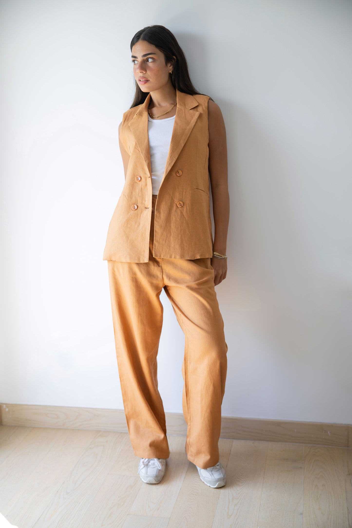 Lino Brick Pants
