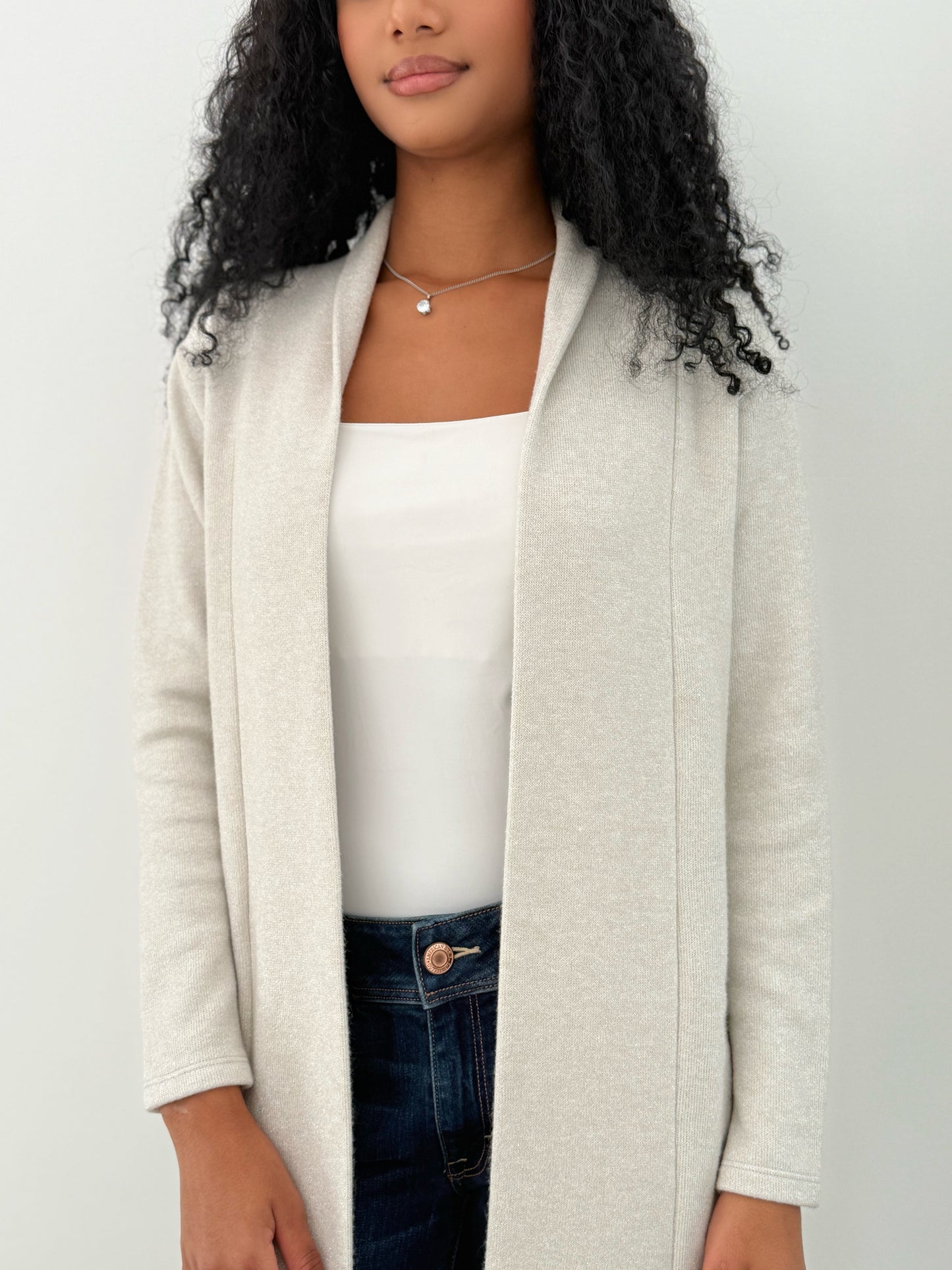 Gleam Cardigan -Frost