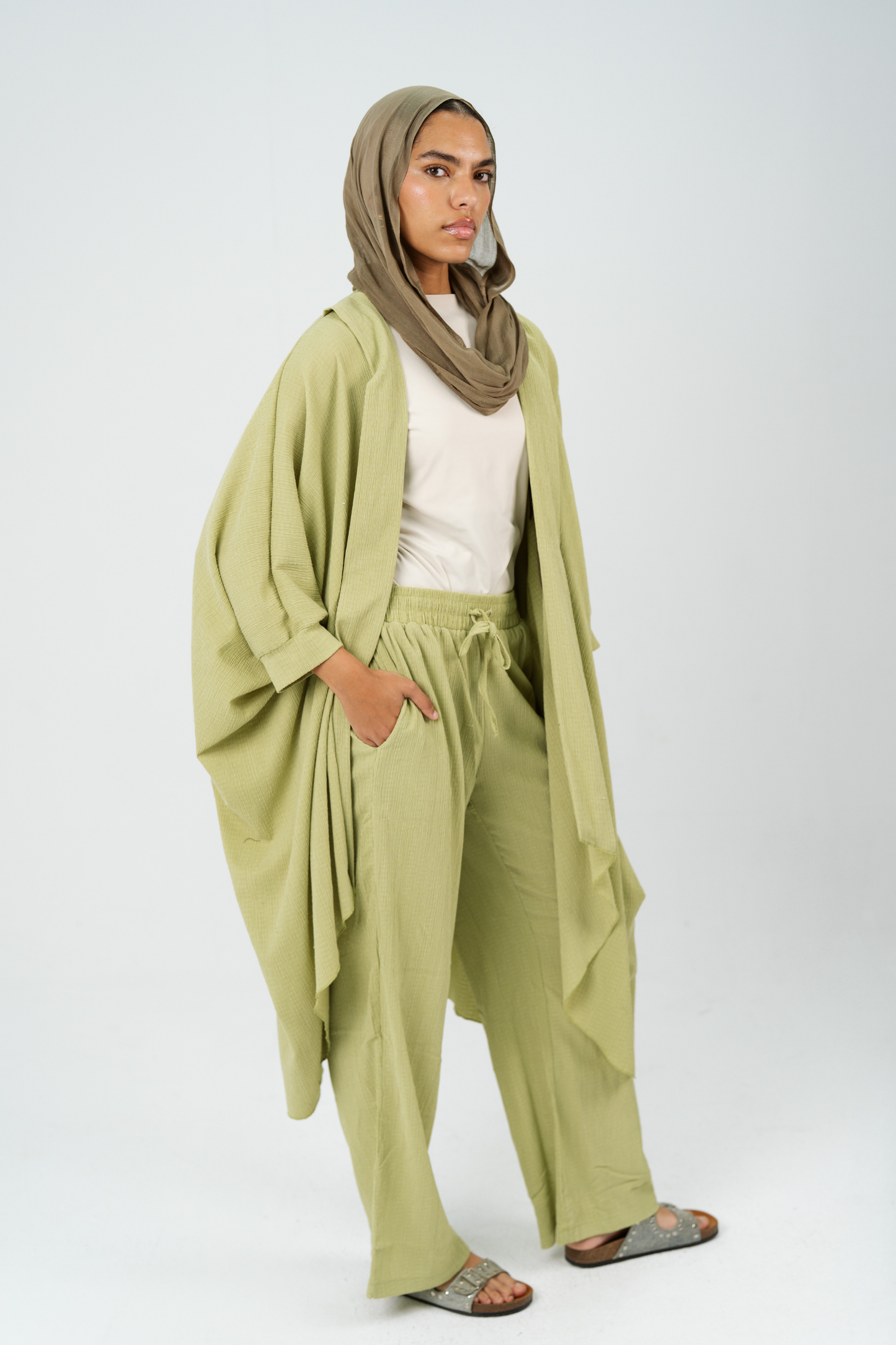 Lime Breath Kimono