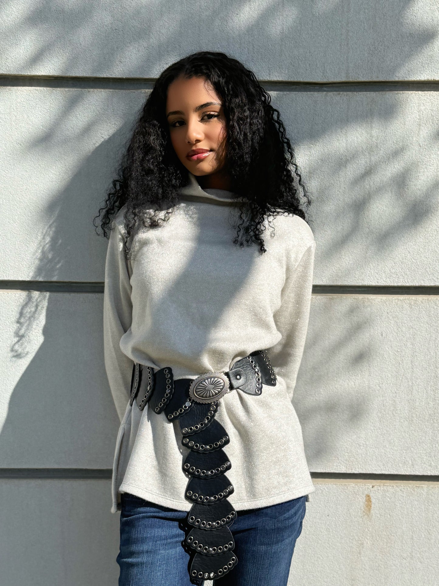 Gleam Turtleneck- Frost